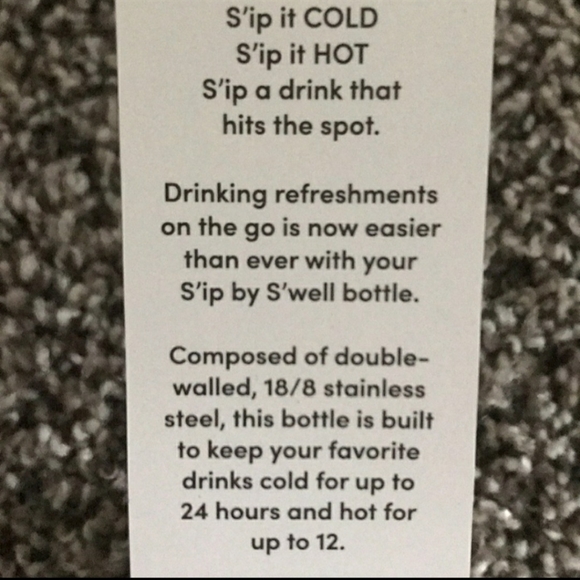 Victoria secret PINK sip by swell tumblr 💗🖤💦 - Picture 3 of 3